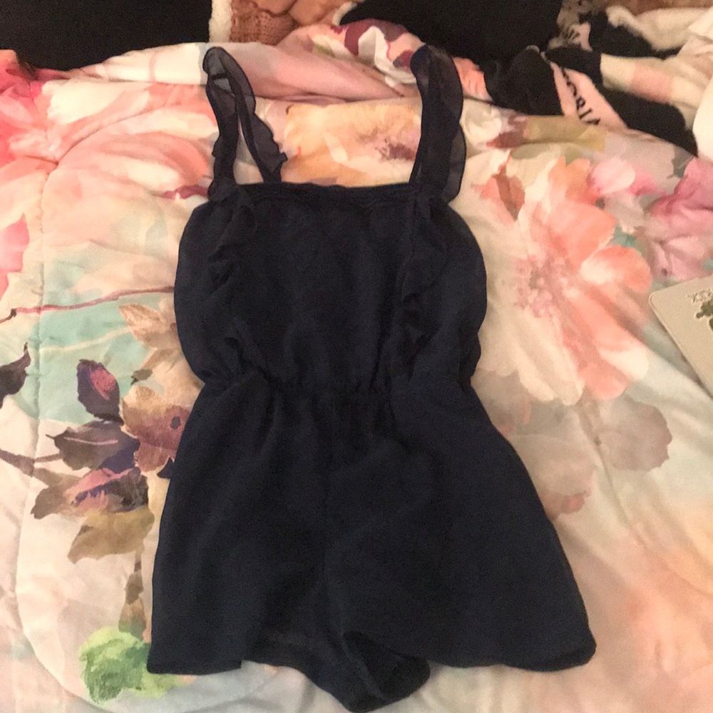 Navy Blue Romper